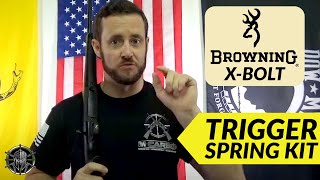 Browning XBolt Trigger Spring Kit  Aftermarket Trigger Adjustment by MCARBO [upl. by Warfourd143]