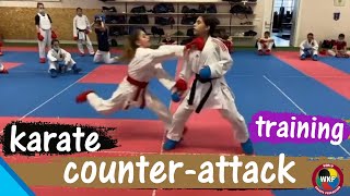 counter attack karate Training Techniques [upl. by Hertha]