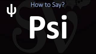 How to Pronounce Psi CORRECTLY  ψ Greek Alphabet Pronunciation [upl. by Pollard]