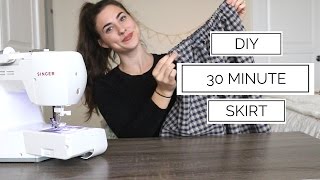 Elastic Waist Skirt Tutorial  Lindsay Brooke [upl. by Sammons]