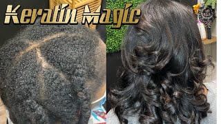 Keratin Treatment on 4 Type hair [upl. by Millda915]