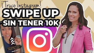 Cómo poner un link en Instagram sin 10k seguidores  Tutorial en español Truco swipe up [upl. by Chlores]