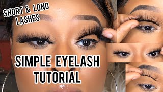 Beginner Eyelash Tutorial For ALL LENGTHS   HACKS [upl. by Krug]