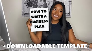 HOW TO WRITE A BUSINESS PLAN STEP BY STEP  TEMPLATE  9 Key Elements [upl. by Thurmann]