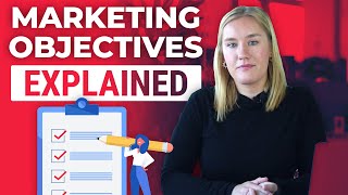 Marketing Objectives Explained  10 Examples [upl. by Naida491]