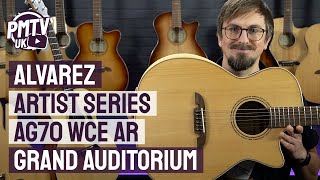 Alvarez Artist AG70WCEAR Grand Auditorium ElectroAcoustic  Overview amp Demo [upl. by Hannasus]