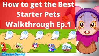 How to get STARTER PETS amp WALKTHROUGH for New USERS Prodigy Account Set up Prodigy Math Game [upl. by Egduj731]