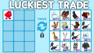 100 LUCKIEST ADOPT ME TRADES [upl. by Assiled]