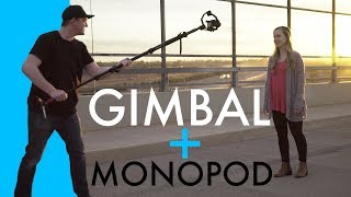 Gimbal  Monopod  Cinematic Crane Shots [upl. by Allesiram]