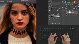 Loupedeck Portrait Editing in Adobe Photoshop [upl. by Fellows882]