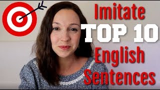 How to Pronounce TOP 10 English Sentences [upl. by Ayiotal]