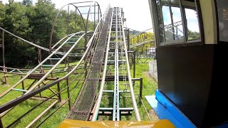 【4K60P】池の平ファミリーランド ジェットコースター 「ボブスター」  quotBobsterquot Roller Coaster at Nagano Ikenotaira Familyland [upl. by Chansoo]