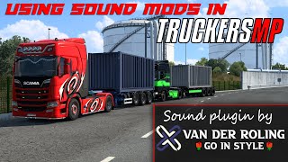 HOW TO USE SOUND MODS IN TRUCKERSMP  ETS2 sound plugin by VDR  how to install  all features [upl. by Brawner973]