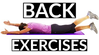 Beginners Back Exercises that Strengthen your Back [upl. by Ronnoc]