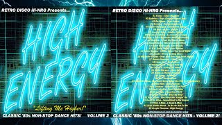 HIGH ENERGY⚡CLASSIC 80s NONSTOP DANCE HITS MIX  VOL2 Various Artists HiNRG Italo Disco SynthPop [upl. by Atokad]