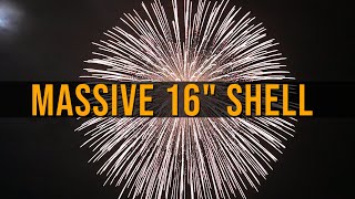 HUGE 16quot inch FIREWORKS shell [upl. by Ecirahs]