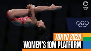 Womens 10m platform diving final  Tokyo Replays [upl. by Ralston983]