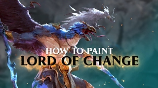 Warhammer How to paint the Lord of Change [upl. by Yelnek784]