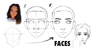 How to Draw Faces beginner friendly [upl. by Cela515]