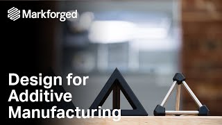 How to Design for Additive Manufacturing 5minute overview [upl. by Lleryt]