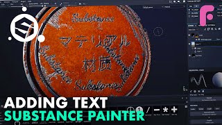 Adding Text in Substance Painter [upl. by Aker916]