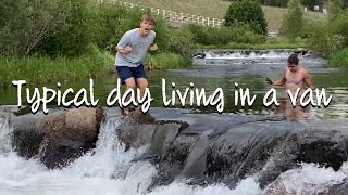 A DAY OF VANLIFE IN UNDER 10 MINUTES AND 25 SECONDS VLOG [upl. by Adela689]