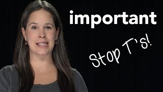 How to Pronounce IMPORTANT  American English [upl. by Ettezel]