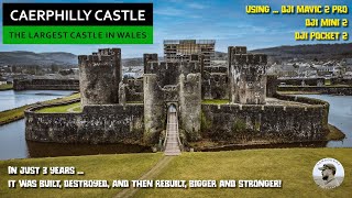 Caerphilly Castle  The Largest in Wales 2nd in Britain [upl. by Cirde]