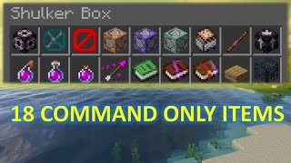 18 Items You Can ONLY Get With COMMANDS In Minecraft 113117 [upl. by Nerine391]