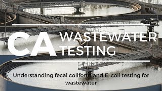 California Understanding fecal coliforms and E coli wastewater testing [upl. by Elaval]