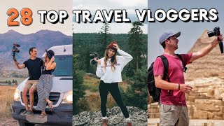 28 TOP TRAVEL VLOGGER channels to follow [upl. by Lenka]