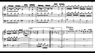 Bach  Prelude and Fugue in C major BWV 553 [upl. by Haliek]