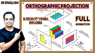 Orthographic ProjectionAn IntroductionEngineering DrawingEngineering GraphicsEnglish [upl. by Sherilyn821]