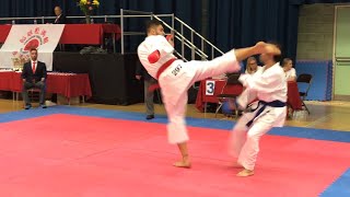 Shotokan Karate Kumite Highlights [upl. by Eyt761]