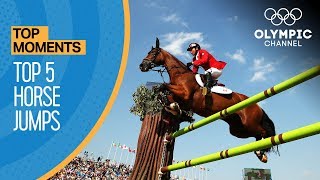 Most Exciting Equestrian Jump Offs at the Olympic Games  Top Moments [upl. by Marienthal]