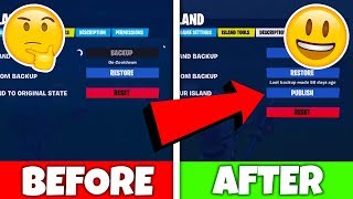 HOW TO PUBLISH FORTNITE CREATIVE MAPS [upl. by Septima]