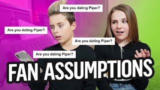 Reading Assumptions about us Ft Piper Rockelle  Gavin Magnus Our first kiss [upl. by Eelahs831]