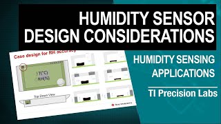 Humidity sensor design considerations [upl. by Enneiluj]