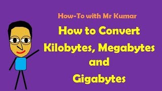 How to Convert Kilobytes Megabytes and Gigabytes [upl. by Iny]