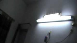 20W LED LAMP Versus 40W FLUORESCENT TUBE LIGHT [upl. by Giacamo]