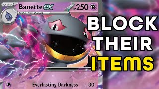 BANETTE Deck Makes Opponents Items USELESS  PTCGL Gameplay [upl. by Barclay]