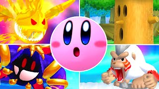 Kirbys Return to Dream Land  All Main Bosses [upl. by Lehmann709]