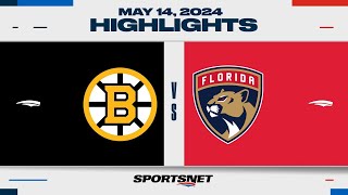 NHL Game 5 Highlights  Panthers vs Bruins  May 14 2024 [upl. by Eillod]