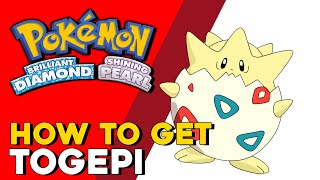 Pokemon Brilliant Diamond amp Shining Pearl How To Get Togepi Pokemon BDSP [upl. by Misha]