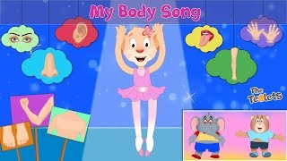 Parts of the Body Song for Kids I Popular Action Song I Body Parts Song I The Teolets Rhymes Zone [upl. by Ackerley813]