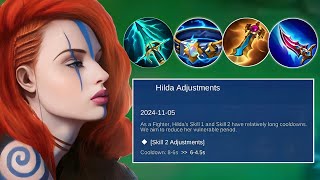 Buff Hilda Broken Damage Build and Emblem 🔥 Mobile Legends [upl. by Arytahs]