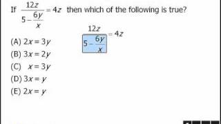 GRE Math Tricks The quotSomethingquot Method for complicated equations [upl. by Dorfman]