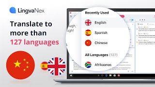 Lingvanex Translator for Windows  Translate to Any Language  Translator app works offline [upl. by Jamaal61]