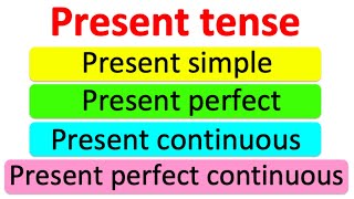 Learn the PRESENT TENSE in 4 minutes 📚 Learn with examples [upl. by Leribag]