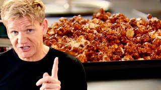 Gordon Ramsays Homemade Carmel Popcorn [upl. by Blank68]